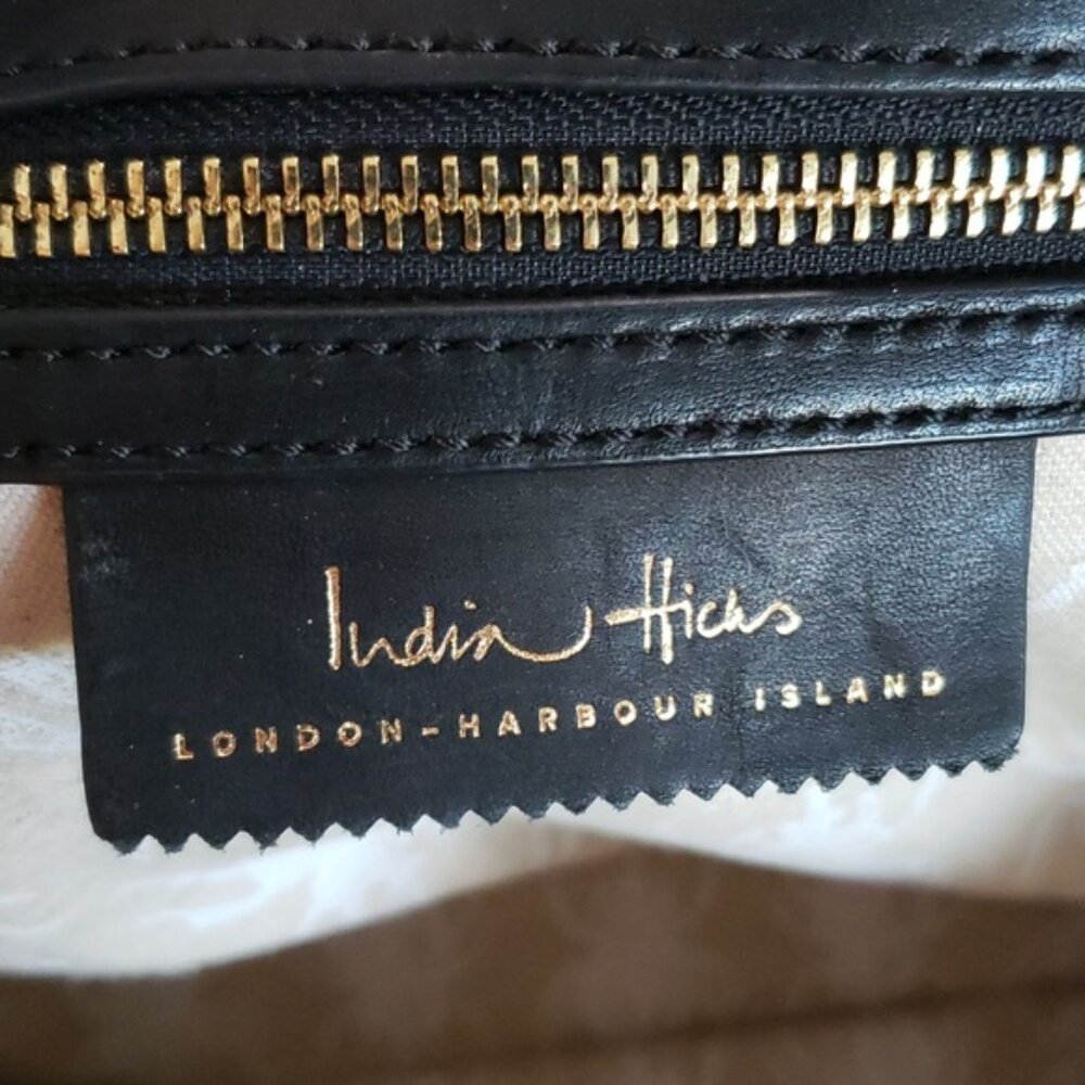 India Hicks Duchess of Windsor Laptop/Briefcase Leather Trim Handles - Picture 11 of 15